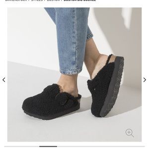 Birkenstock big buckle Papillio shearlings LNIB